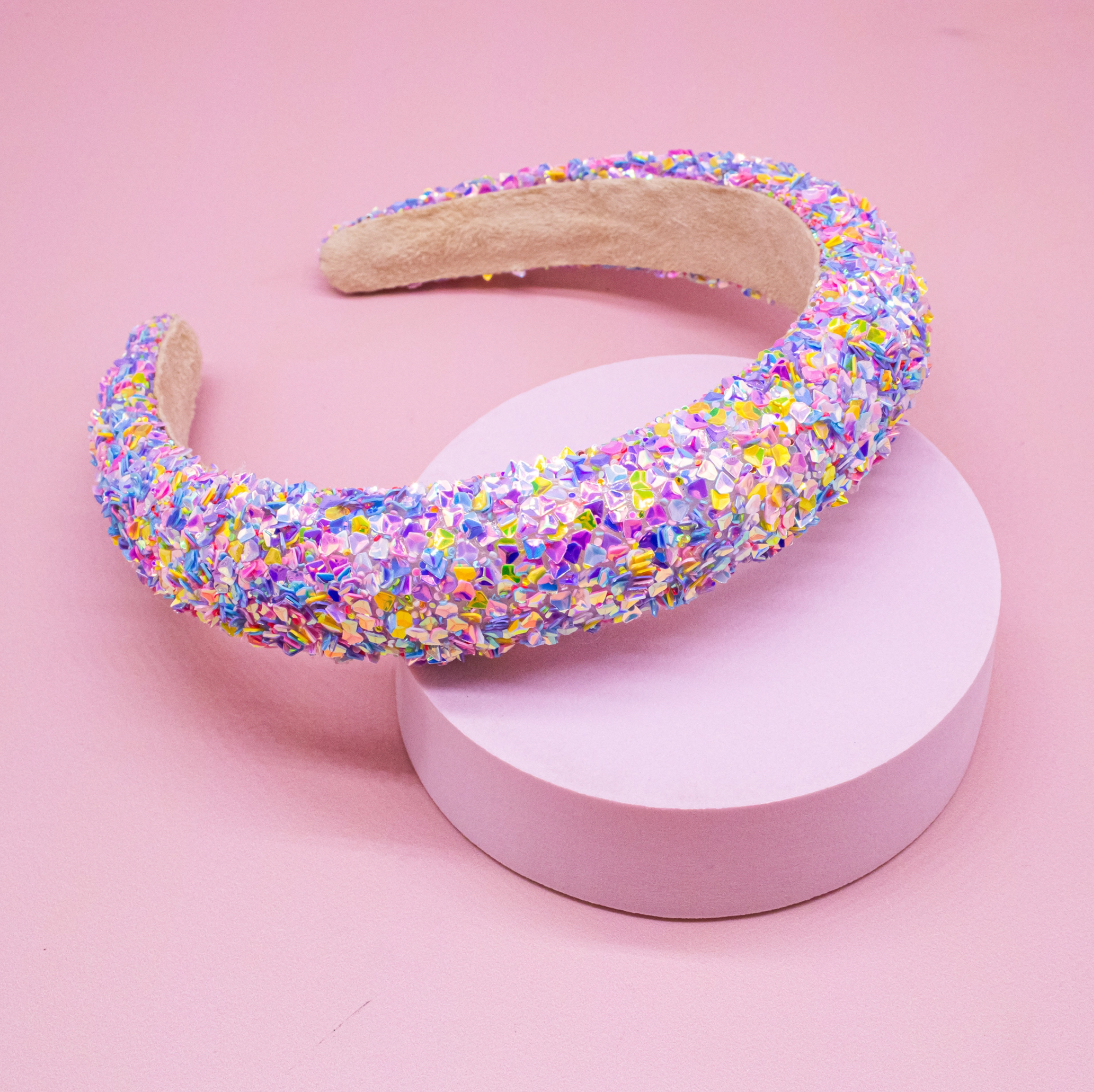 Multi Colored Sequin Headband