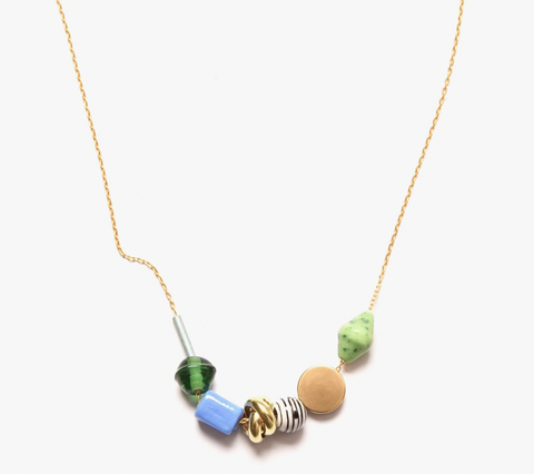 Balance Necklace/ Cool Palette 20"
