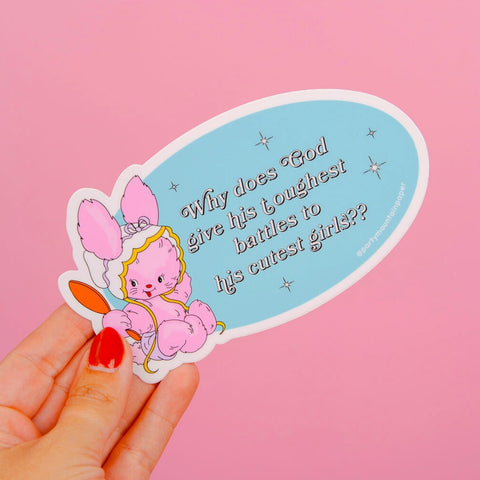 God's Cutest Girls Bumper Sticker