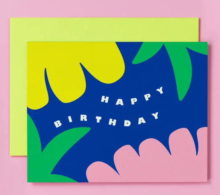 Tropical Birthday Card