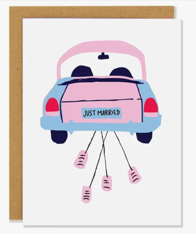 Badger & Burke - Just Married Card