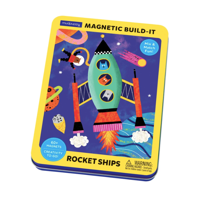 Rocket Ships Magnetic Build-it