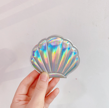 Shell Compact Mirror - Stay Forever