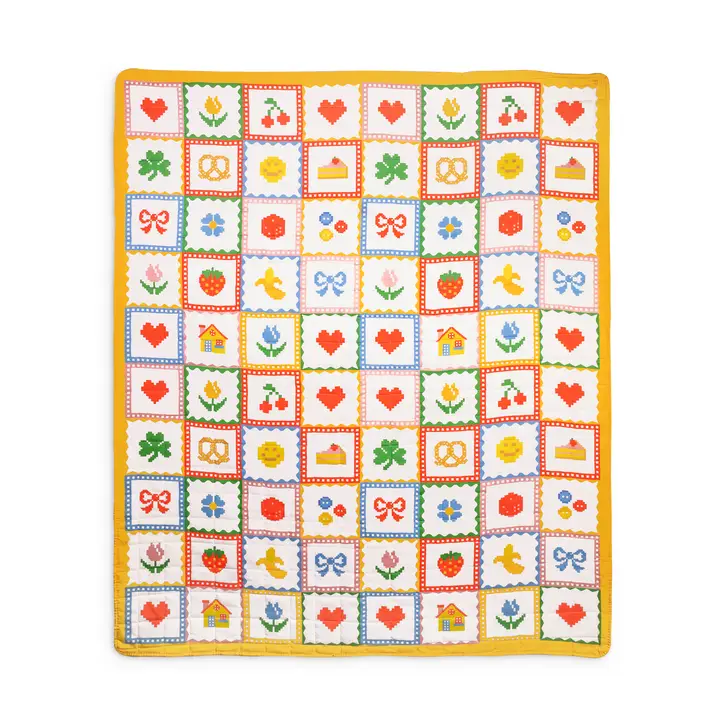 Quilted Blanket, Icons - Stay Forever