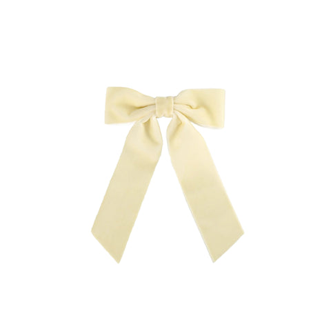 Big Velvet Bow Barrette