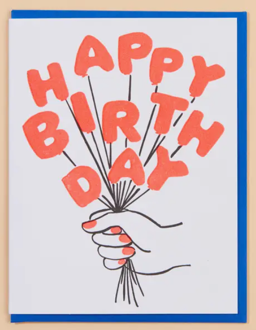 Balloon Birthday Card