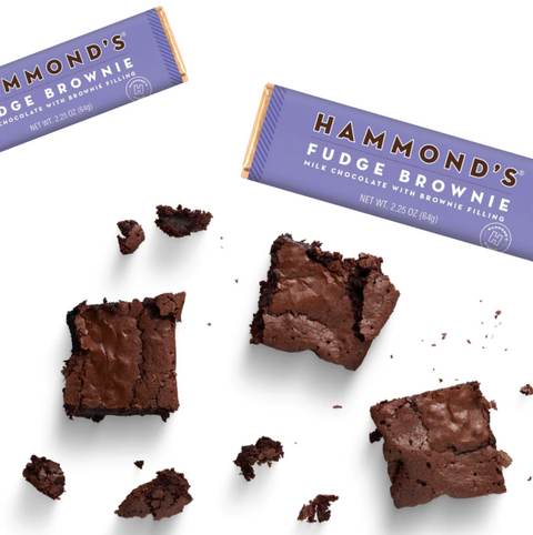 Fudge Brownie Milk Chocolate Bars