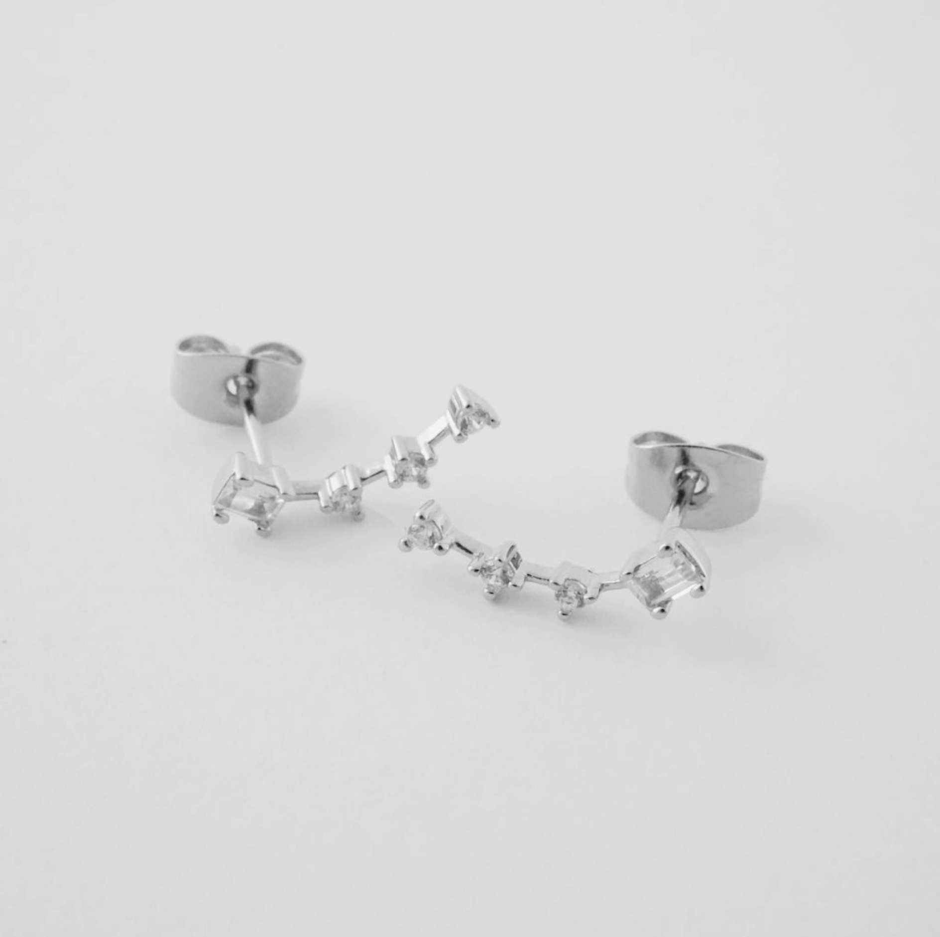 Little Dipper Crawler Studs Silver