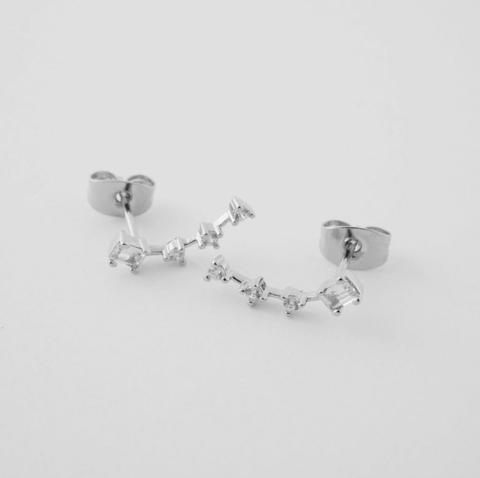 Little Dipper Crawler Studs Silver