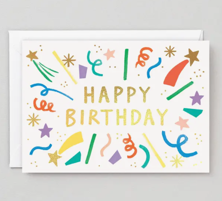 Happy Birthday Burst Card