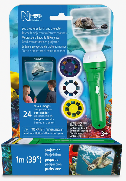 Natural History Museum Sea Creatures Torch & Projector