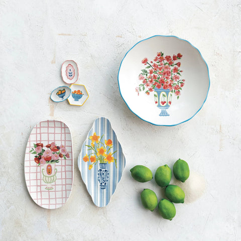 Textured Stoneware Plate