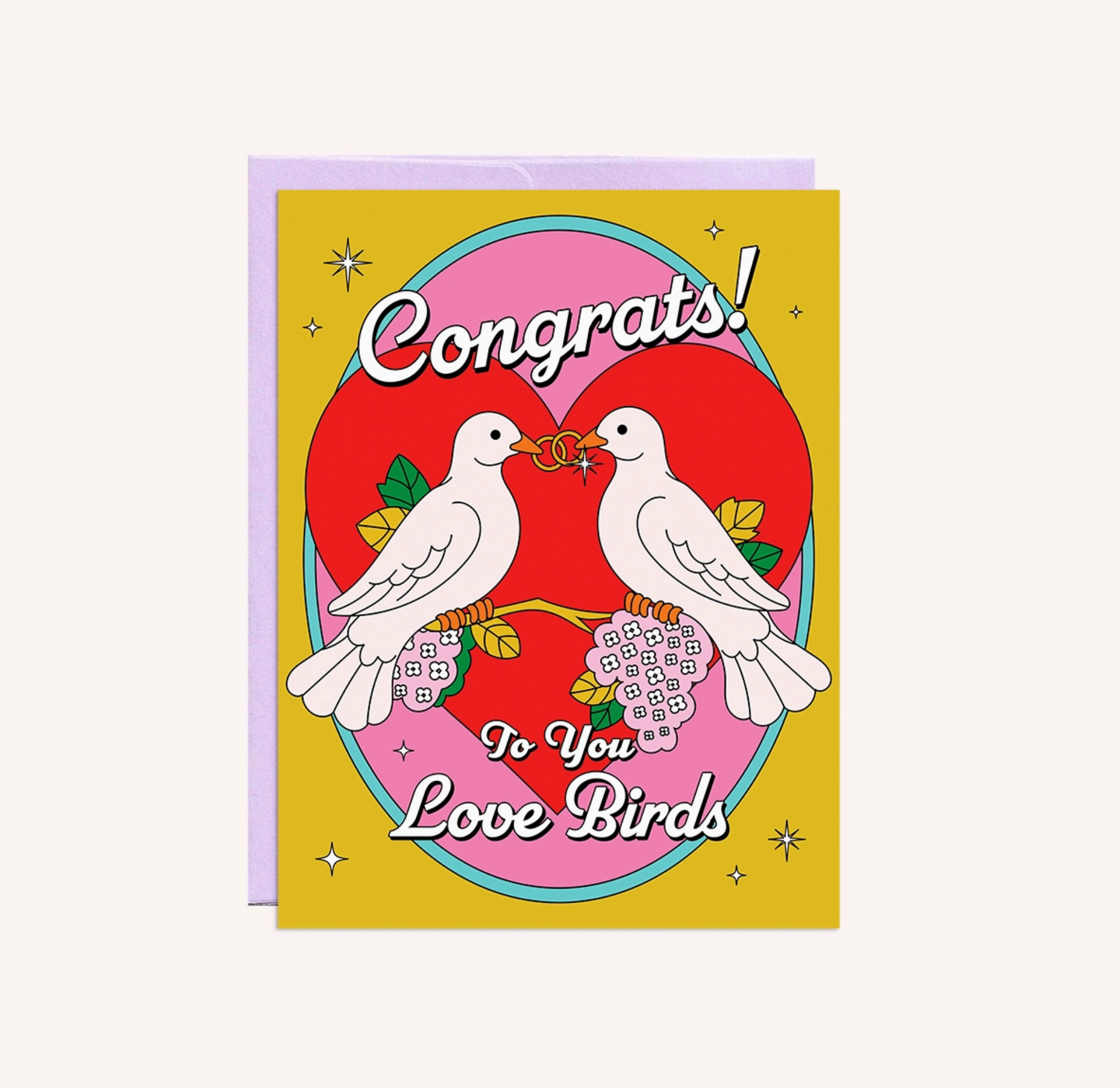 Love Birds | Wedding Card