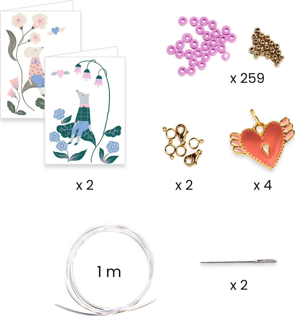 Love Bracelet Making Kit for Kids – DIY Charm Jewelry Set