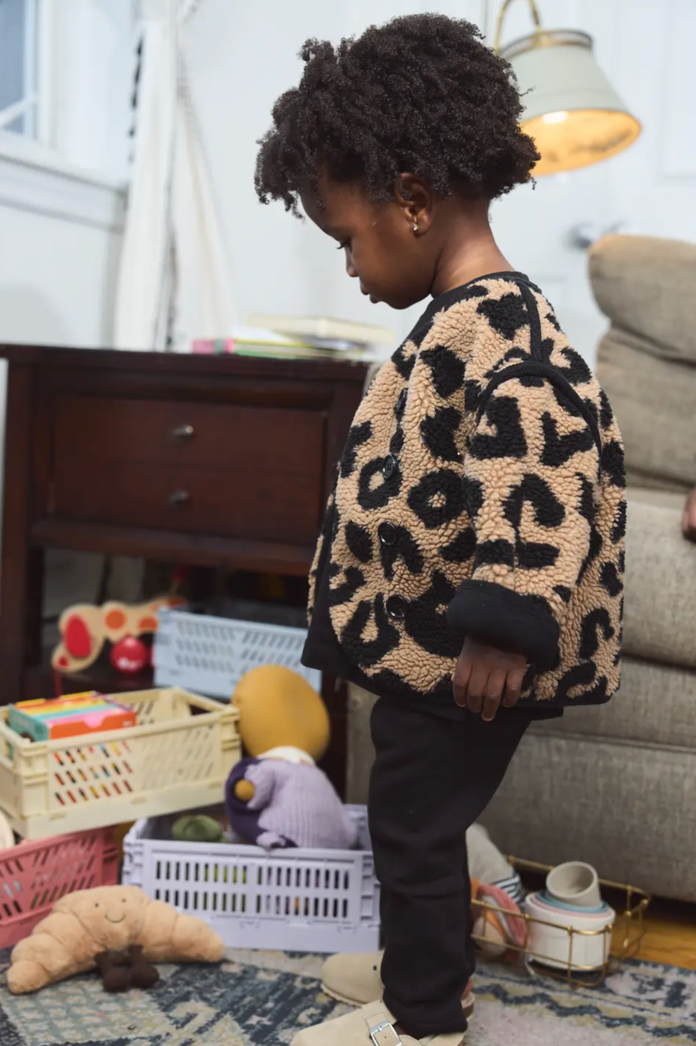 Forever Wild – Leopard Fleece Jacket 2T