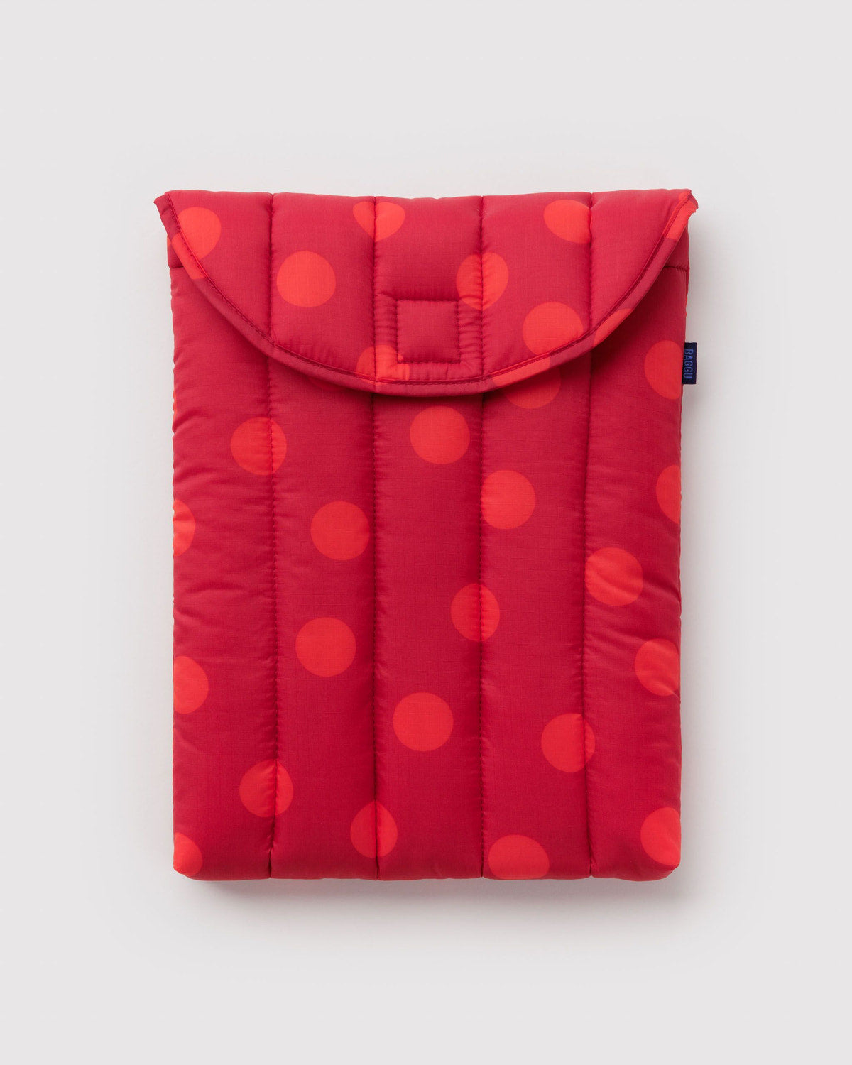 Puffy Laptop Sleeve 13/14" Red Polka Dot