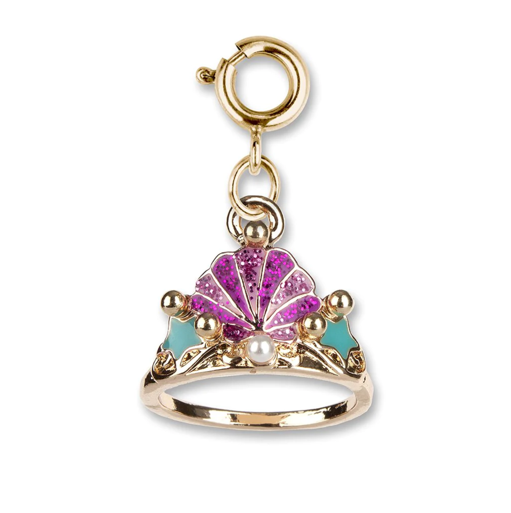 Charm It! Gold Mermaid Tiara Charm