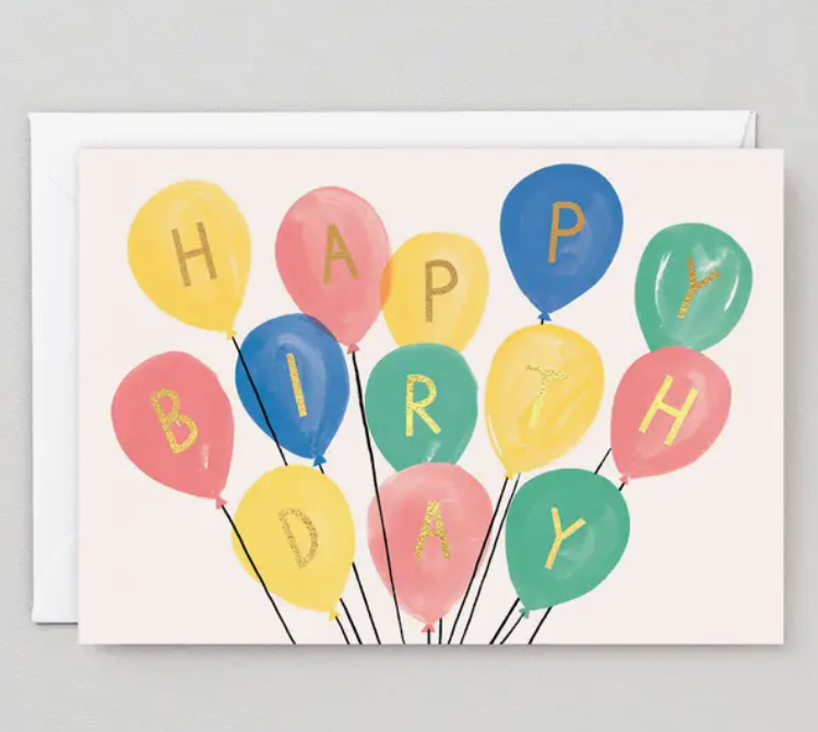 Birthday Balloon Bunch Card