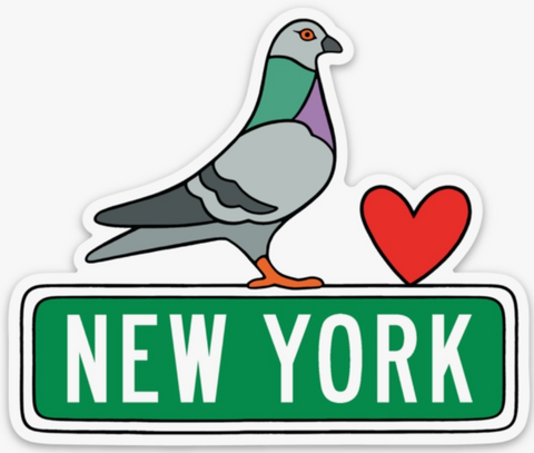 Nyc Pigeon Die Cut Magnet