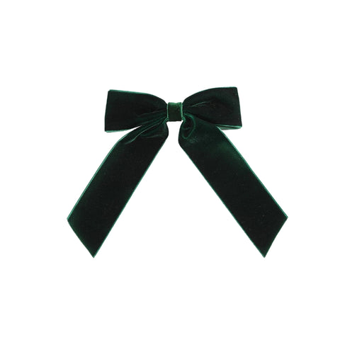 Big Velvet Bow Barrette