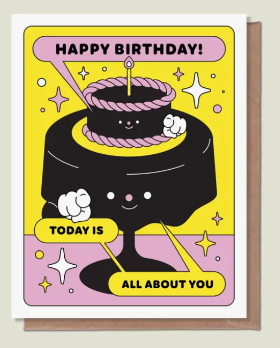 Happy Birthday, Today Is All About You Greeting Card
