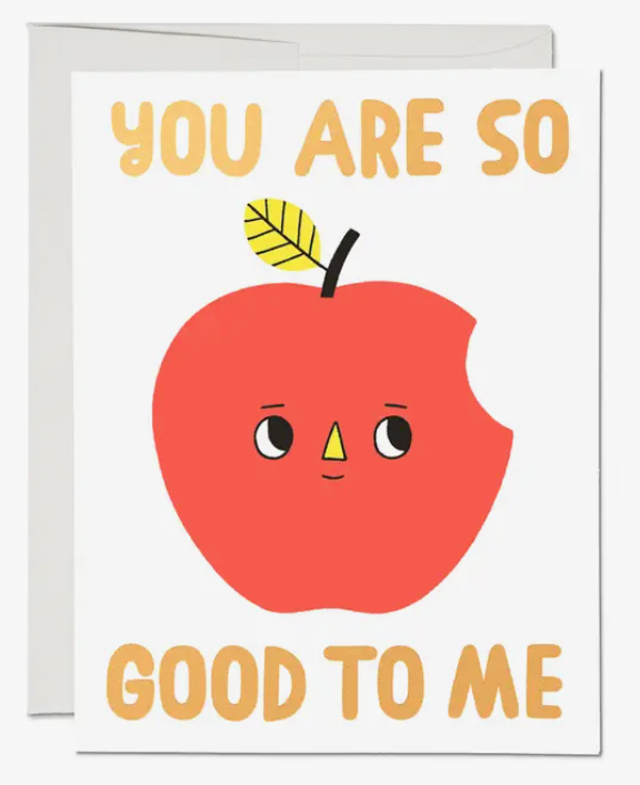Good Apple Thank You Card