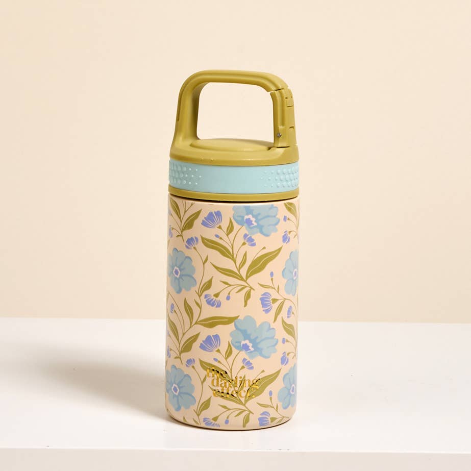 6 oz Lil' Bitty Bottle Poppin' Petals Aqua