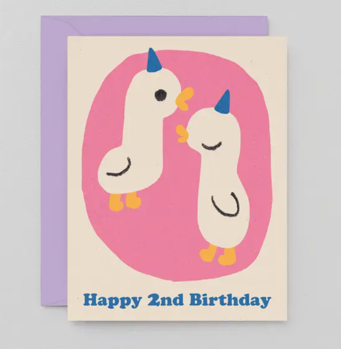 Happy 2nd Birthday Card