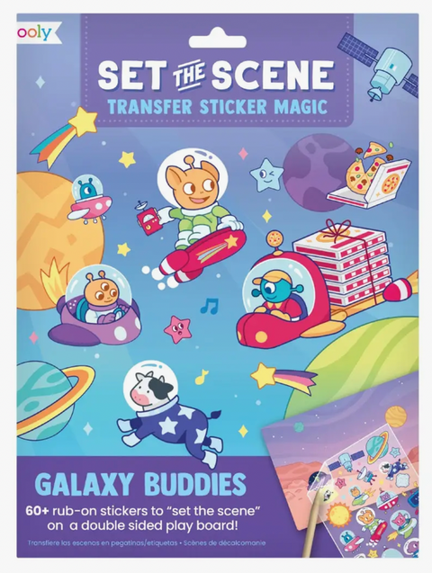 Set The Scene Transfer Stickers Magic - Galaxy Buddies