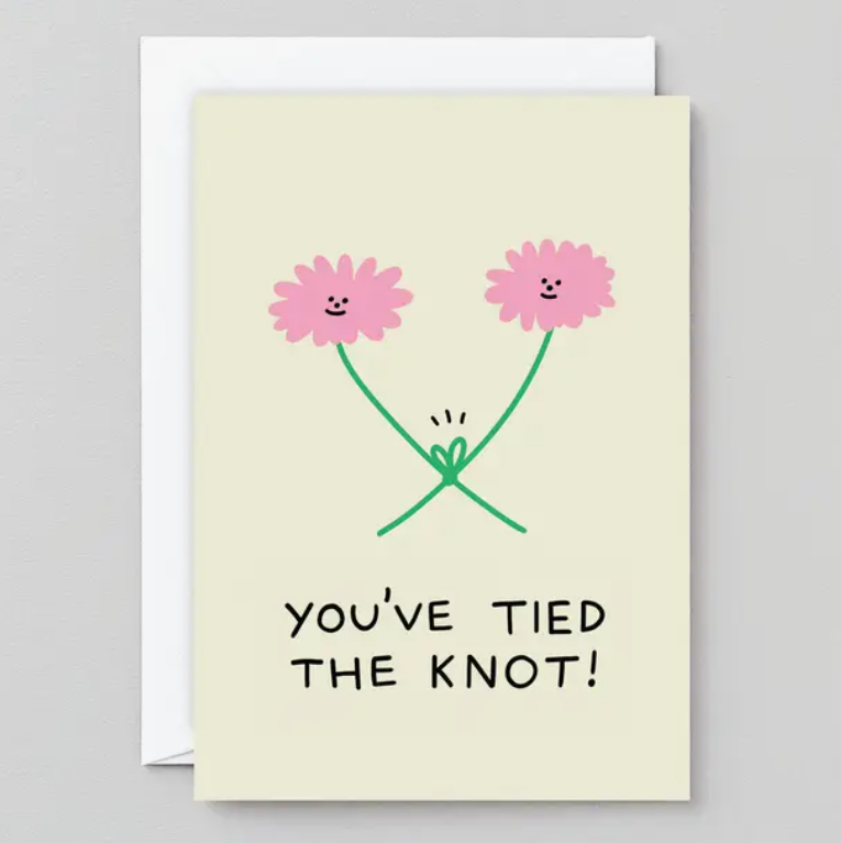 Tied the Knot Greeting Card