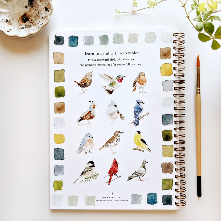 Birds Watercolor Workbook - Stay Forever