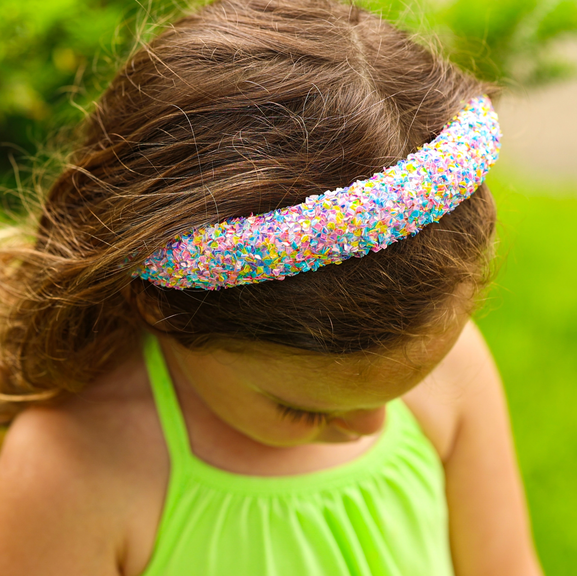 Multi Colored Sequin Headband