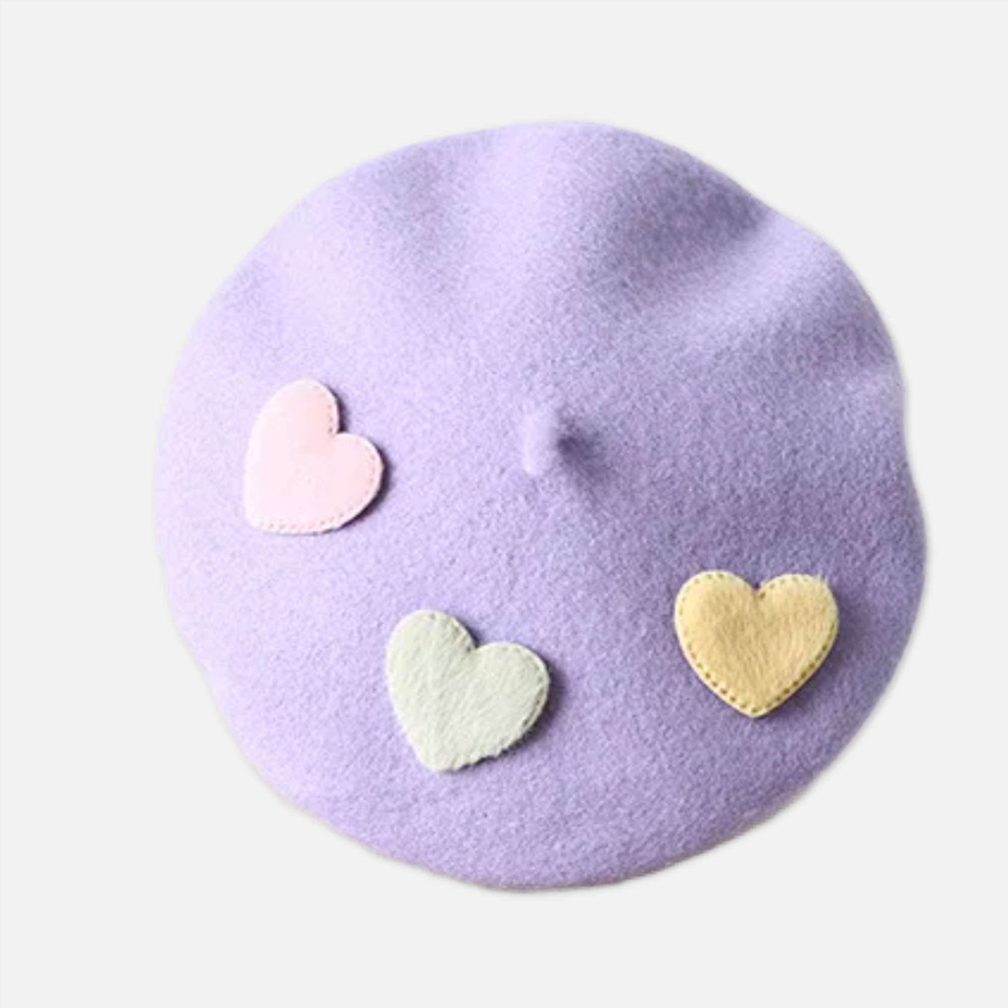Candy Hearts Pastel Beret