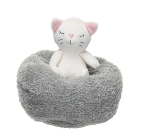 Cat w/ Mini Bean Bag