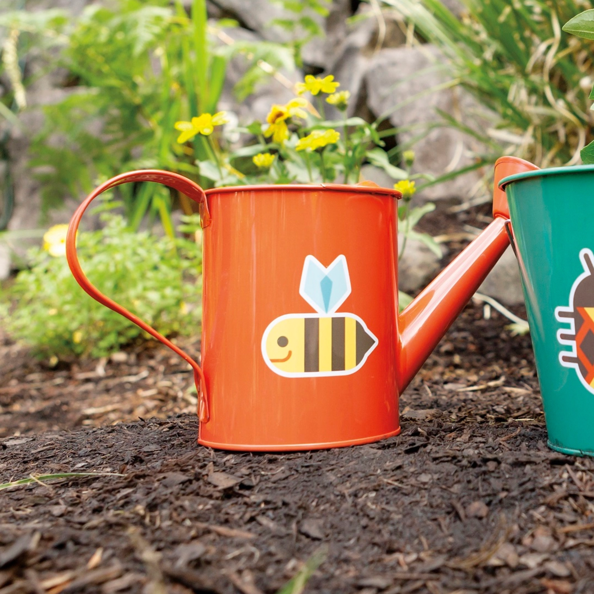 Beetle & Bee Kids Watering Can Assort.
