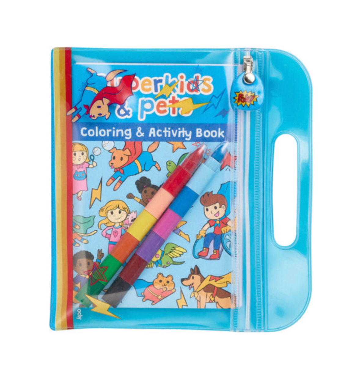 Mini Traveler Coloring + Activity Kit - Superkids & Pets