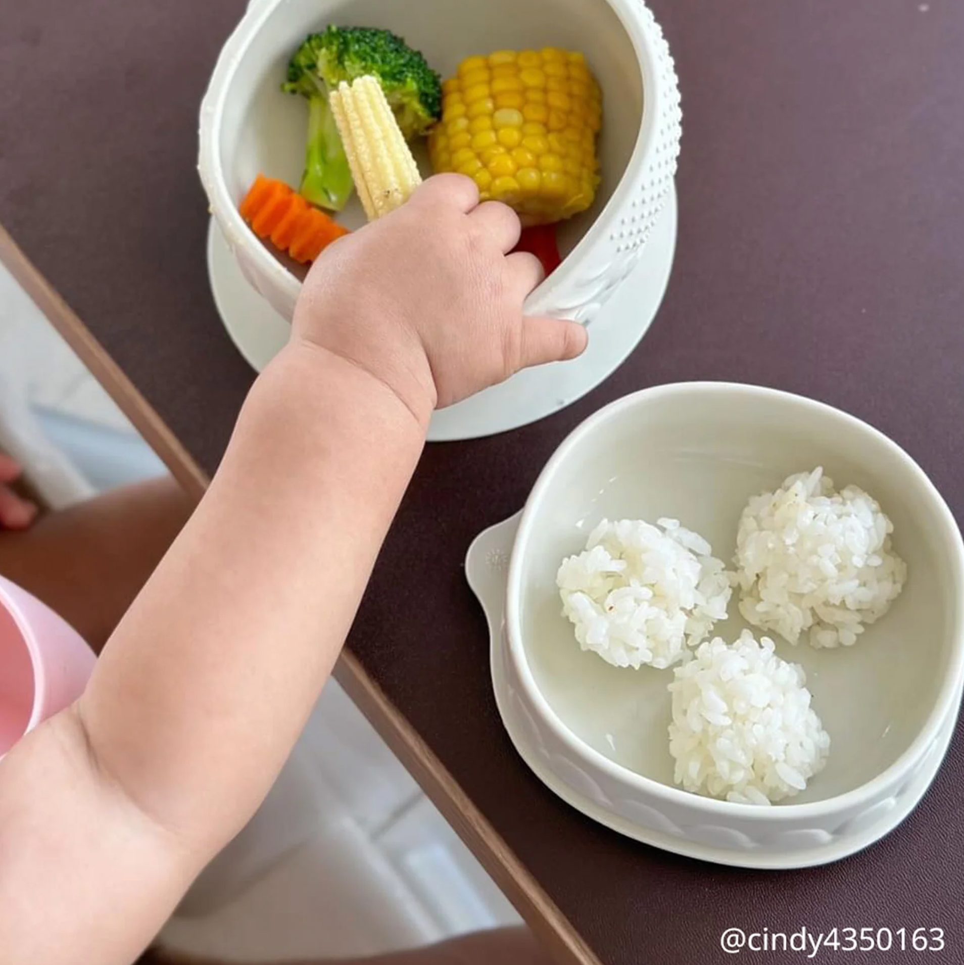 Sensory Baby Bowl - Oat