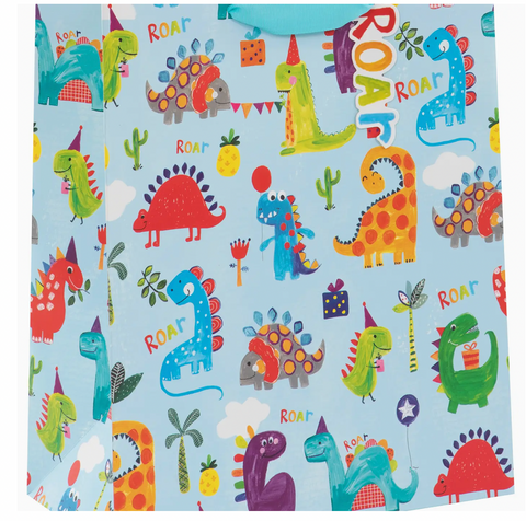 Dinosaur Roar Gift Bag Large
