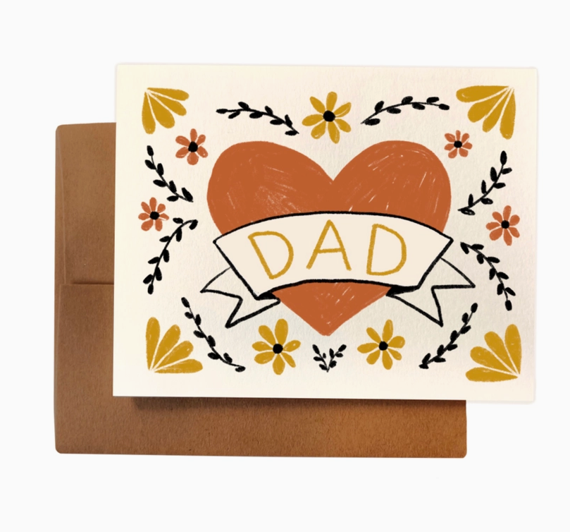 DAD ~ CLASSIC HEART Card