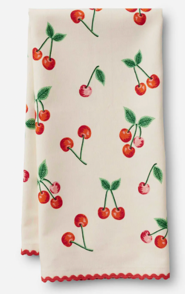 Cherries Tea Towel