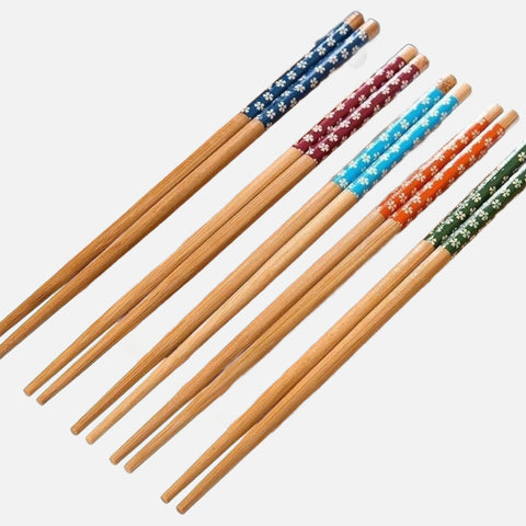 Mini Flower Classic Bamboo Chopsticks