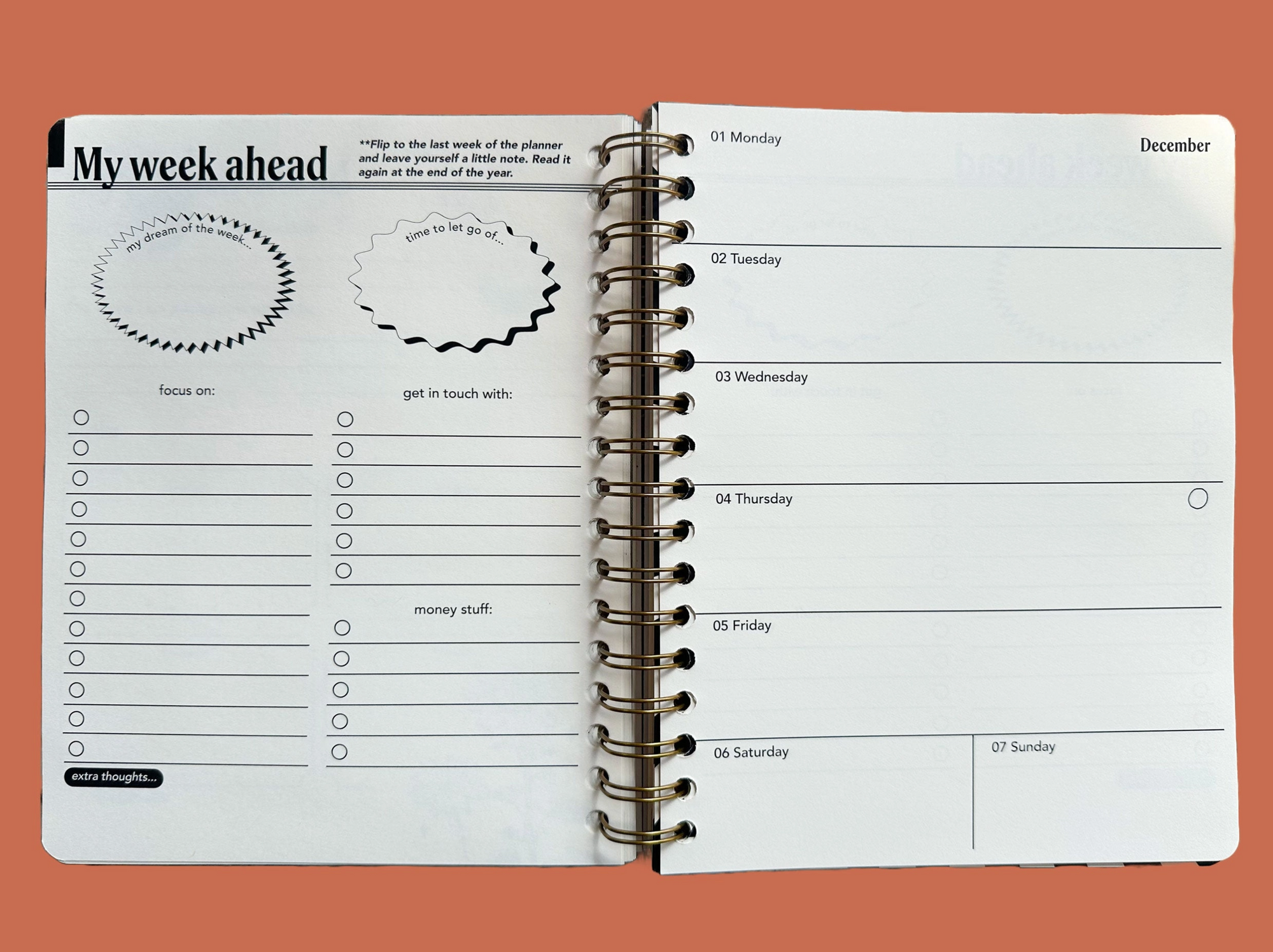 Undated Flexible Planner, Seeing Eye Cover