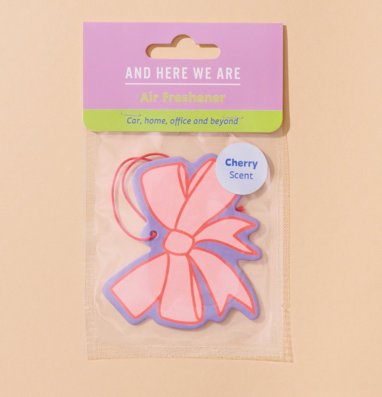 Classic Bow Air Freshener - Cherry