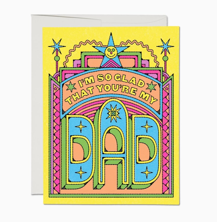 So Glad Dad Father's Day Greeting Card