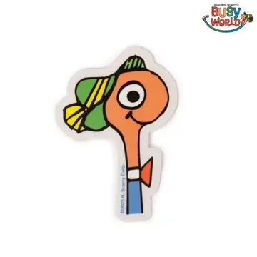3P4 X Richard Scarry® - Lowly Worm Magnet