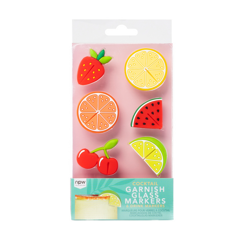 Fruit Garnish Drink Markers-6 Pack