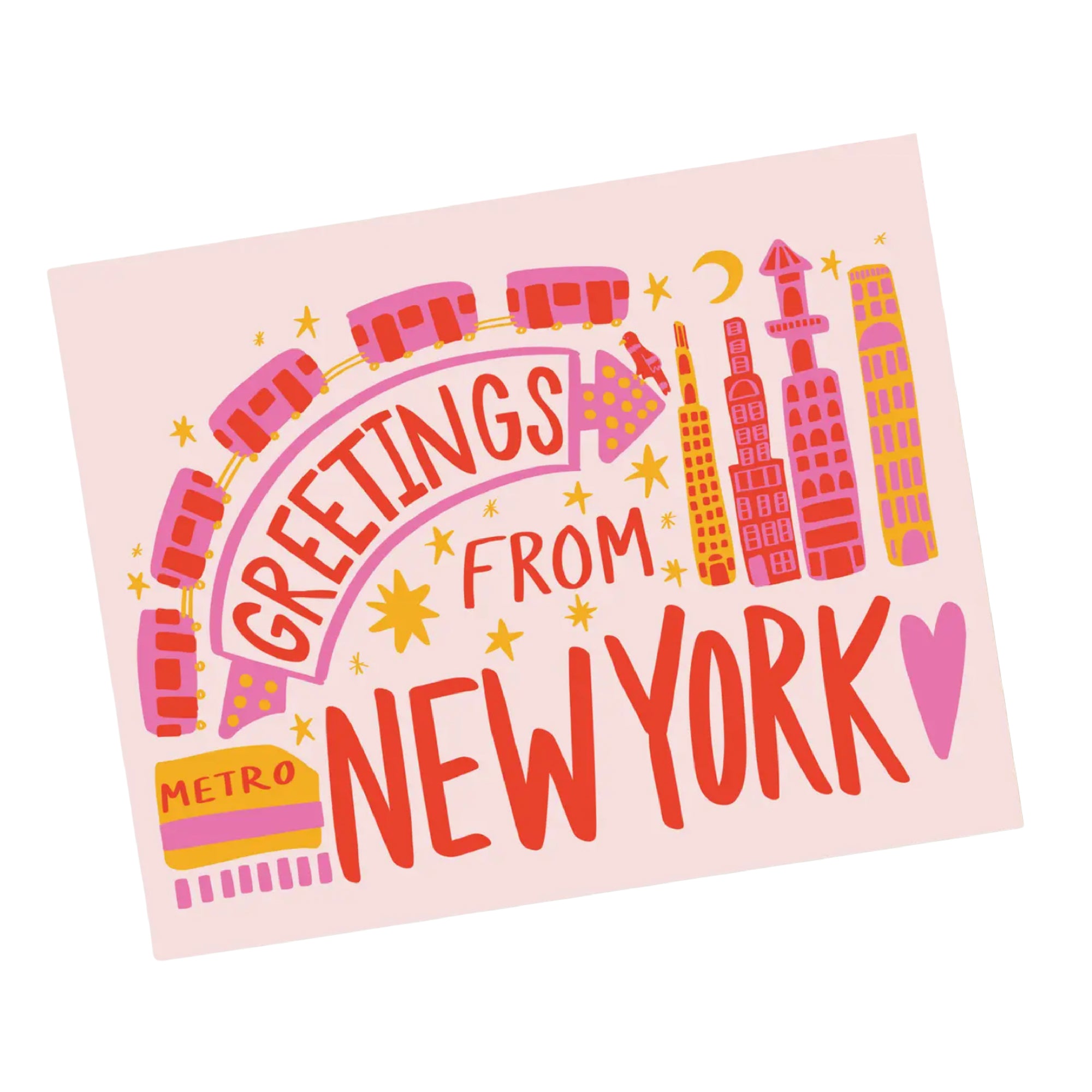 Greetings From New York Greeting Card | Big Apple