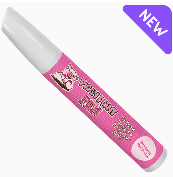 Piggy Pink Piggy Paint Pen Non-Toxic Kids Nail Polish - Stay Forever