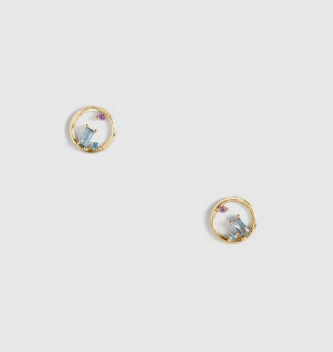Marine Earrings - Gold
