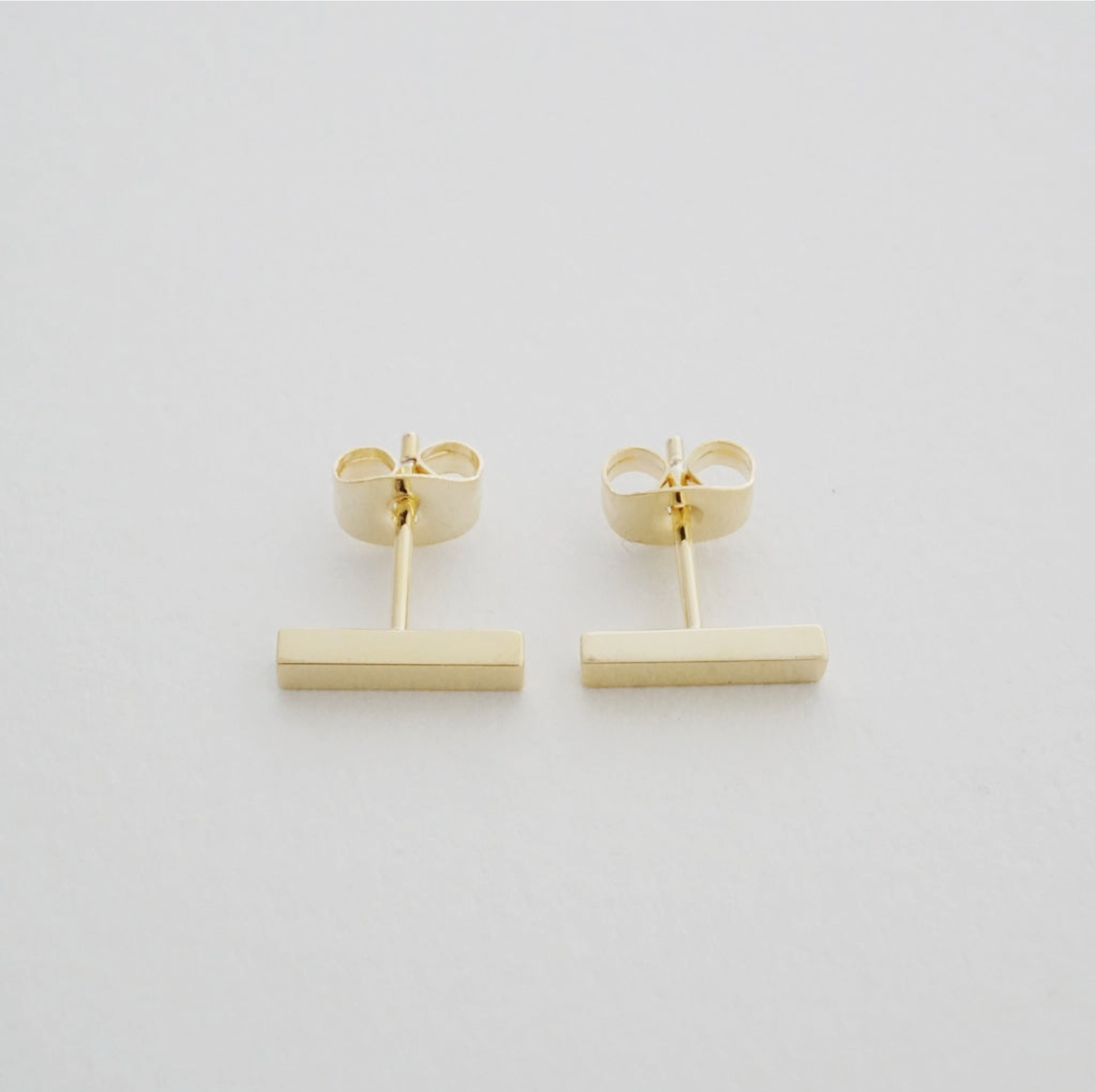 Midi Bar Earrings Gold